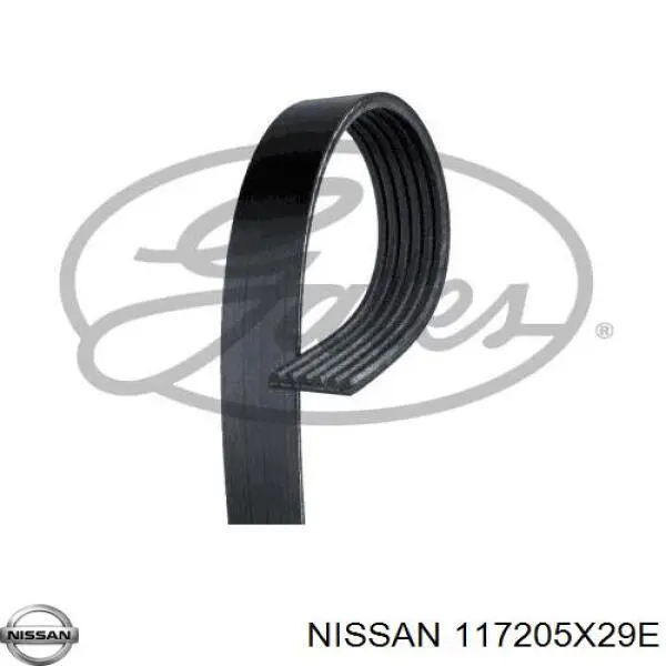 117205X29E Nissan correa trapezoidal