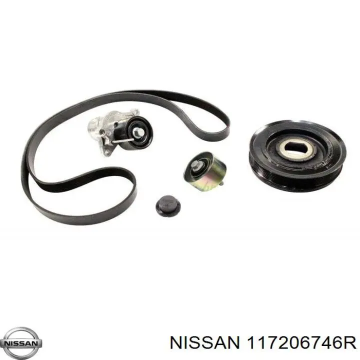 Correa de transmisión, completo Nissan/Infiniti 117206746R precio, desde 89,04 EUR