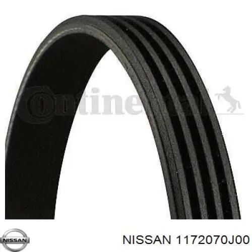 Correa de alternador 1172070J00 Nissan/Infiniti