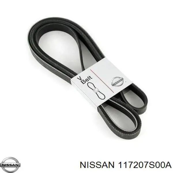 Correa de alternador 117207S00A Nissan/Infiniti