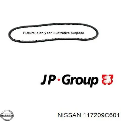 117209C601 Nissan correa trapezoidal
