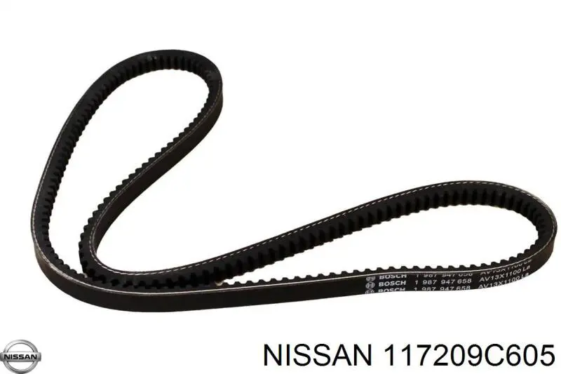 117209C605 Nissan correa trapezoidal