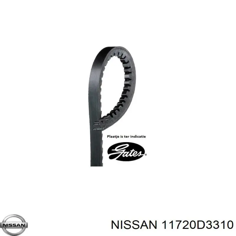 11720D3310 Nissan correa trapezoidal