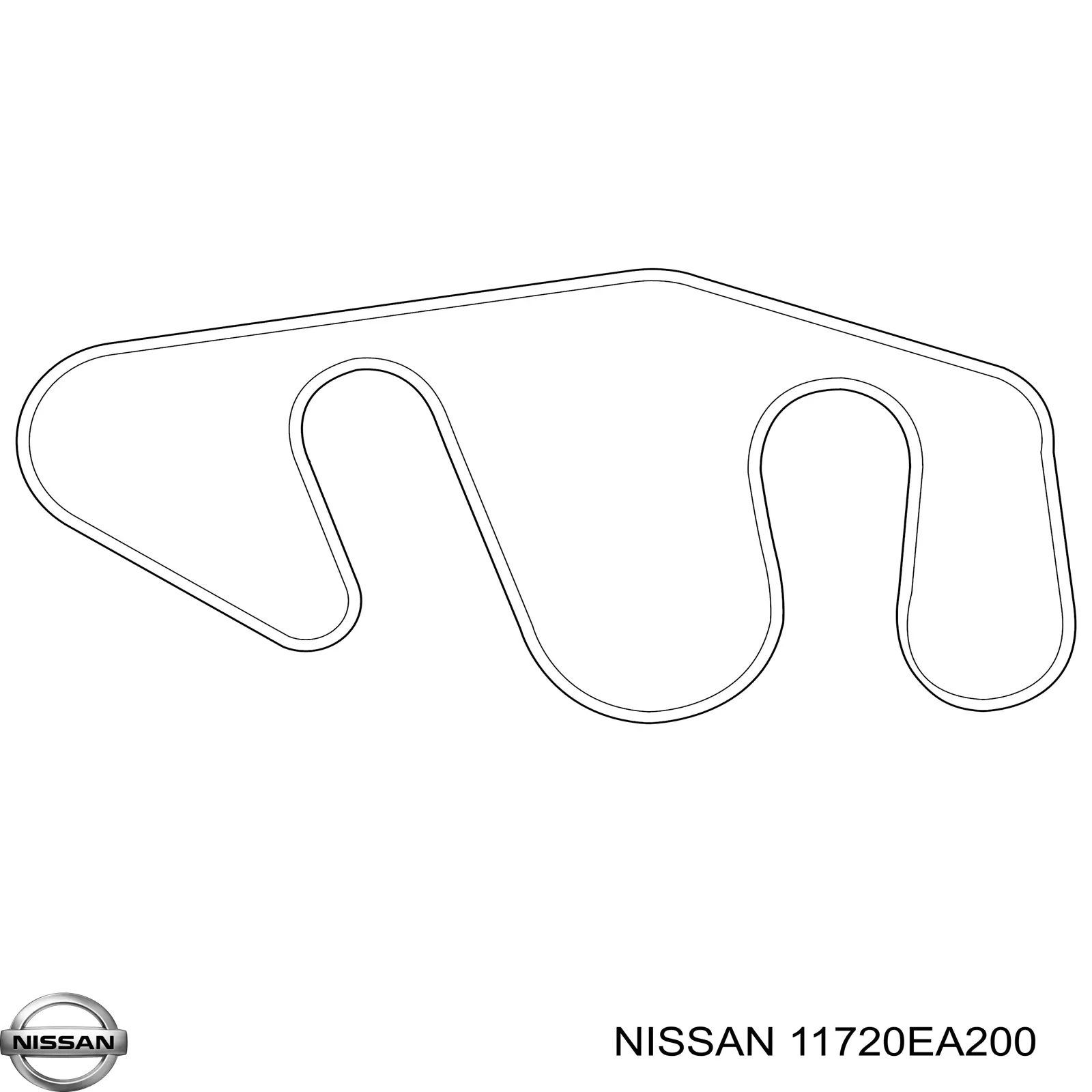 Correa accesorios Nissan/Infiniti 11720EA200