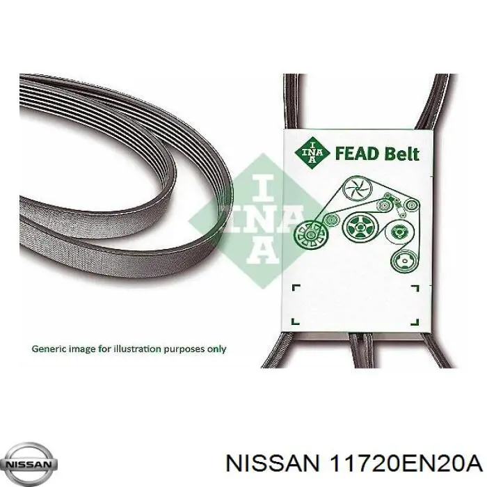 Comprar 11720EN20A Nissan/Infiniti Correa trapezoidal