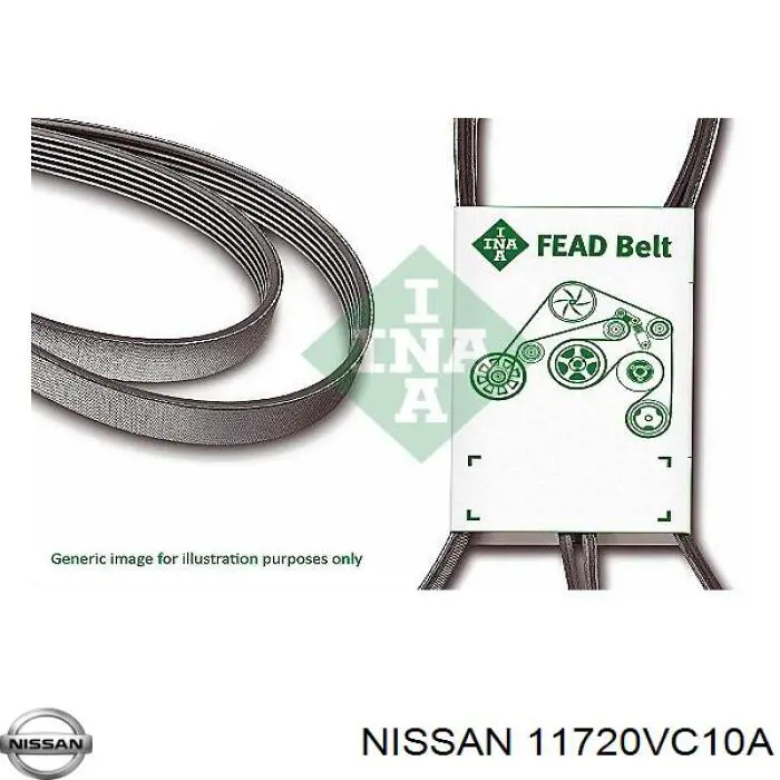 Correa de transmisión trapezoidal Nissan/Infiniti 11720VC10A precio, desde 22,90 EUR