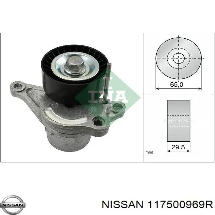Tensor de correa de alternador 931360 IJS Group