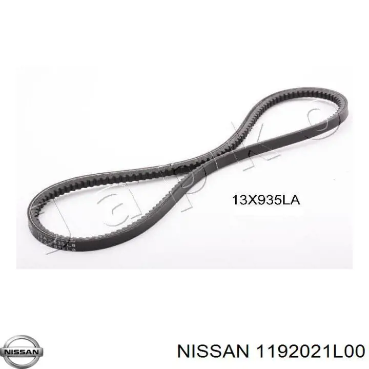 Correa de transmisión trapezoidal Nissan/Infiniti 1192021L00 precio, desde 7,41 EUR