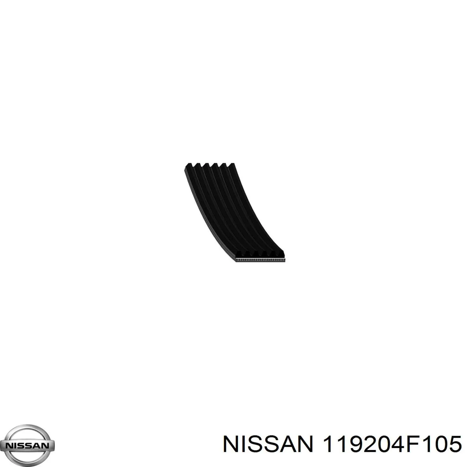119204F105 Nissan correa trapezoidal