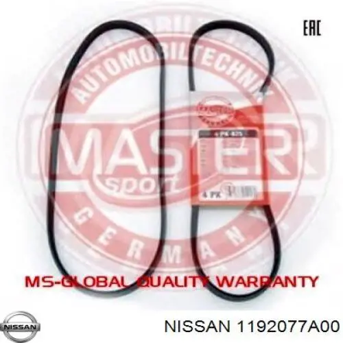 Correa de alternador 1192077A00 Nissan/Infiniti