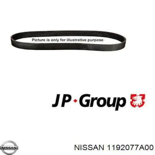 Comprar 1192077A00 Nissan/Infiniti Correa trapezoidal