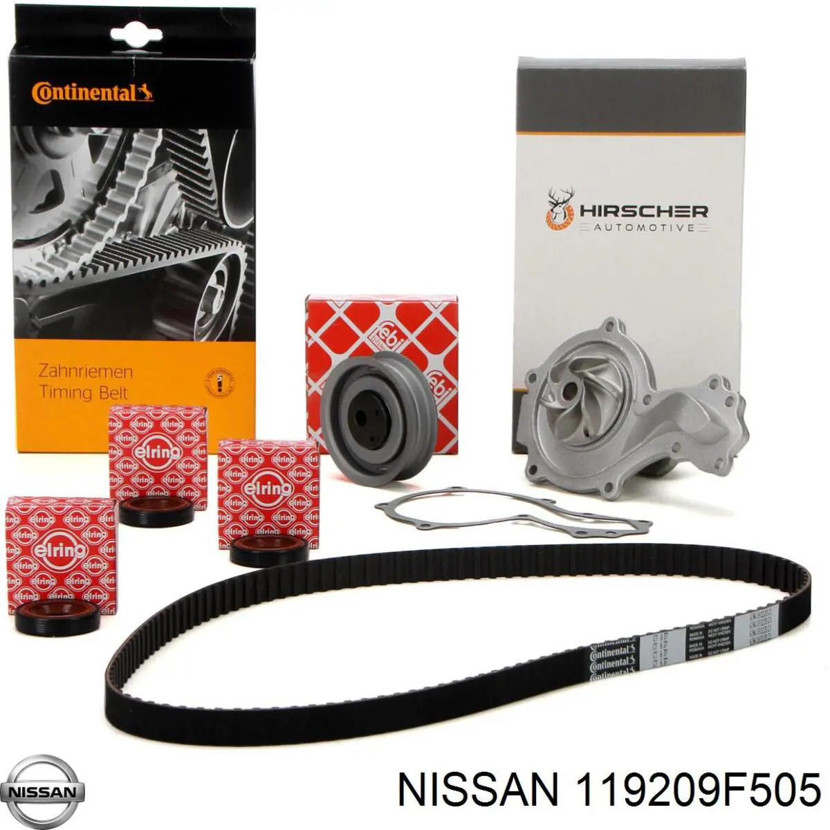Correa de transmisión trapezoidal Nissan/Infiniti 119209F505 precio, desde 10,75 EUR
