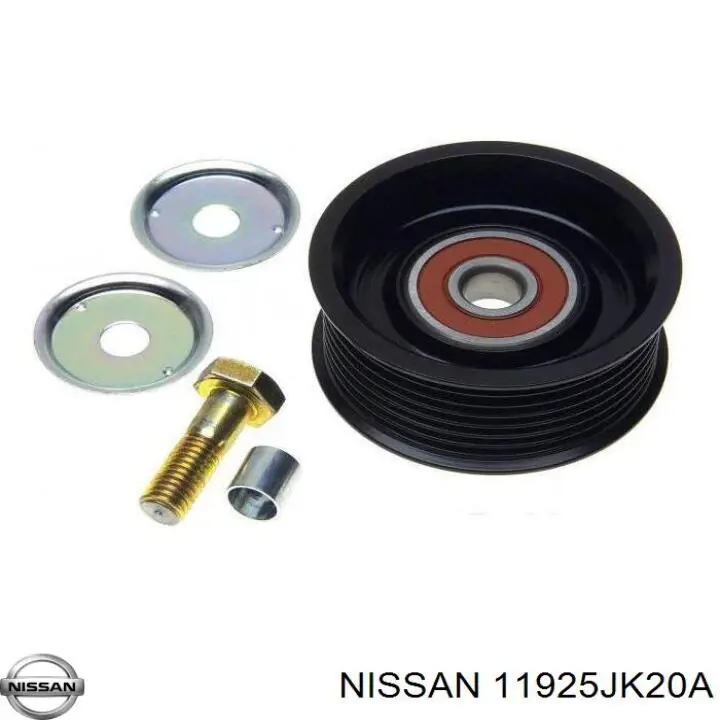 Comprar 11925JK20A Nissan/Infiniti Polea inversión/guía, correa poli V