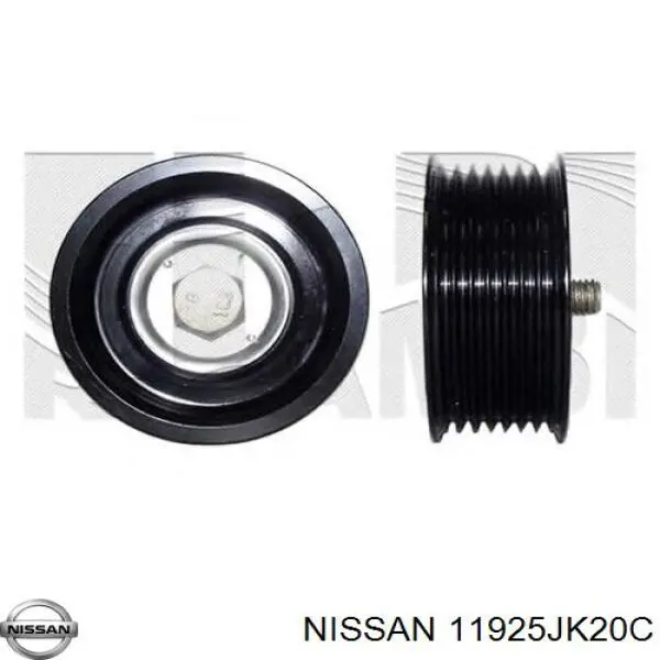 Polea inversión / guía, correa poli V 11925JK20A Nissan/Infiniti
