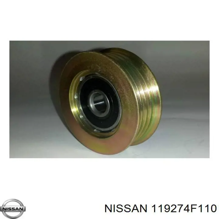 119274F110 Nissan polea tensora correa poli v