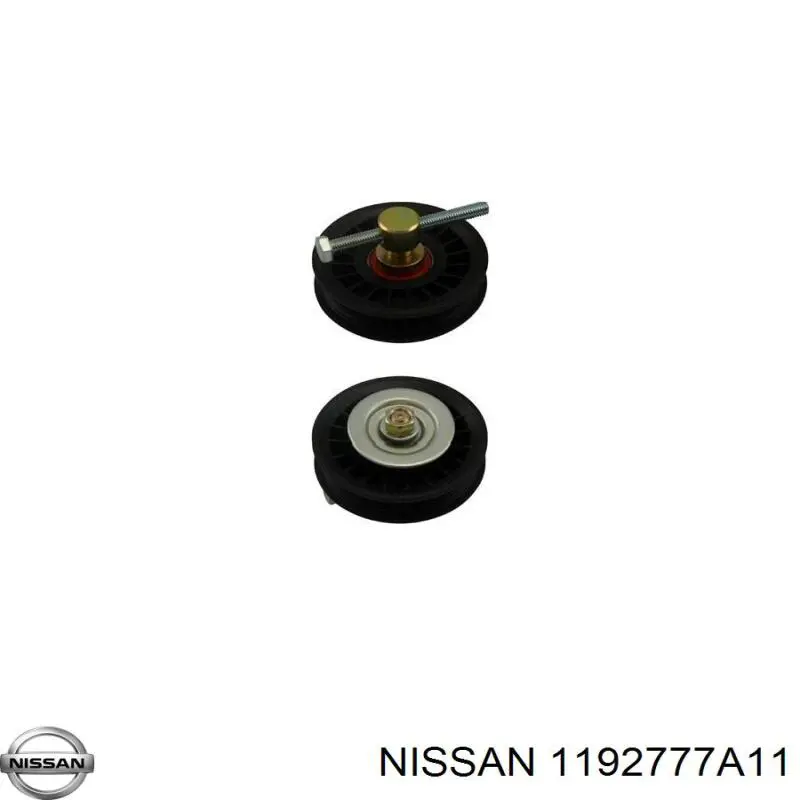 1192777A11 Nissan polea tensora, correa poli v