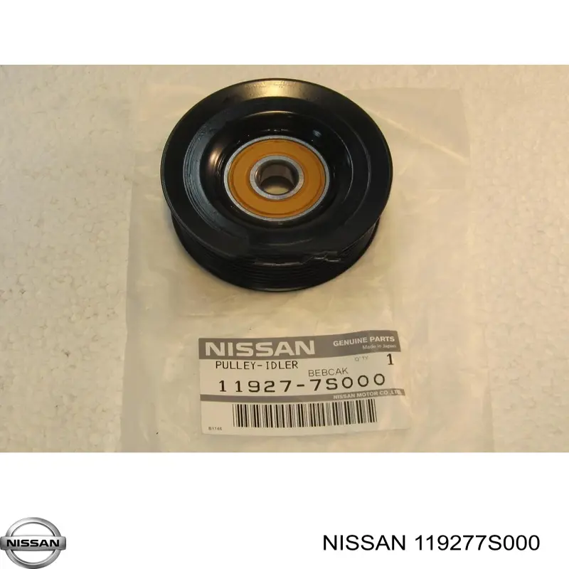 119277S000 Nissan polea inversión / guía, correa poli v