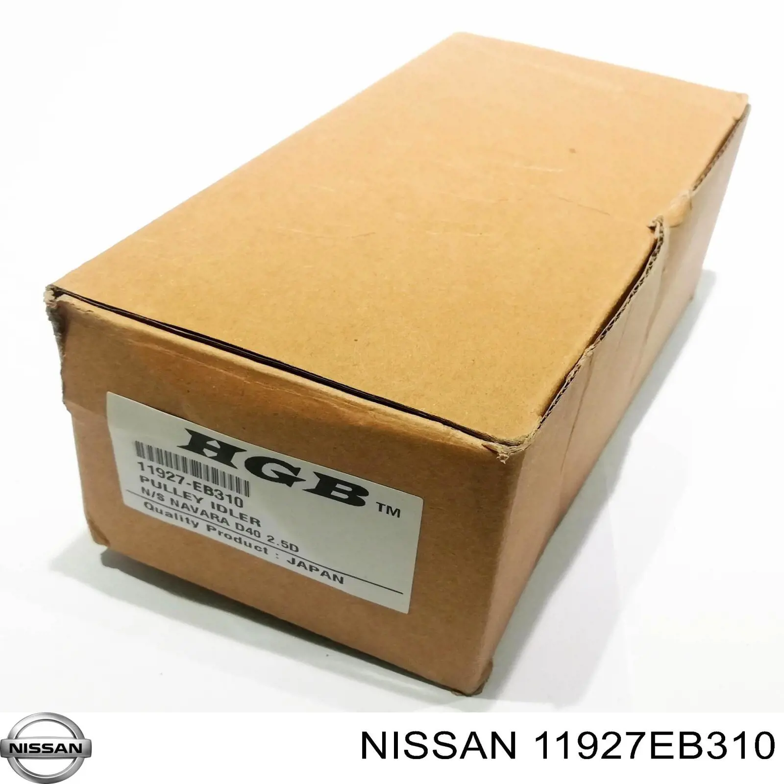 11927EB310 Nissan polea inversión / guía, correa poli v