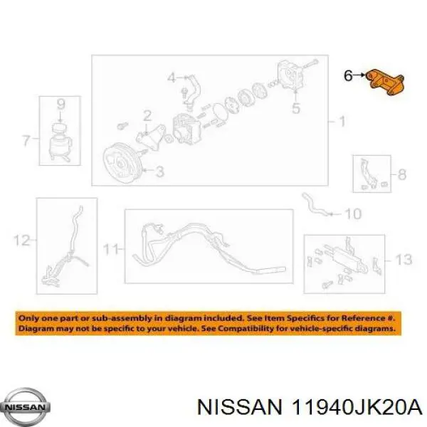 11940JK20A Nissan