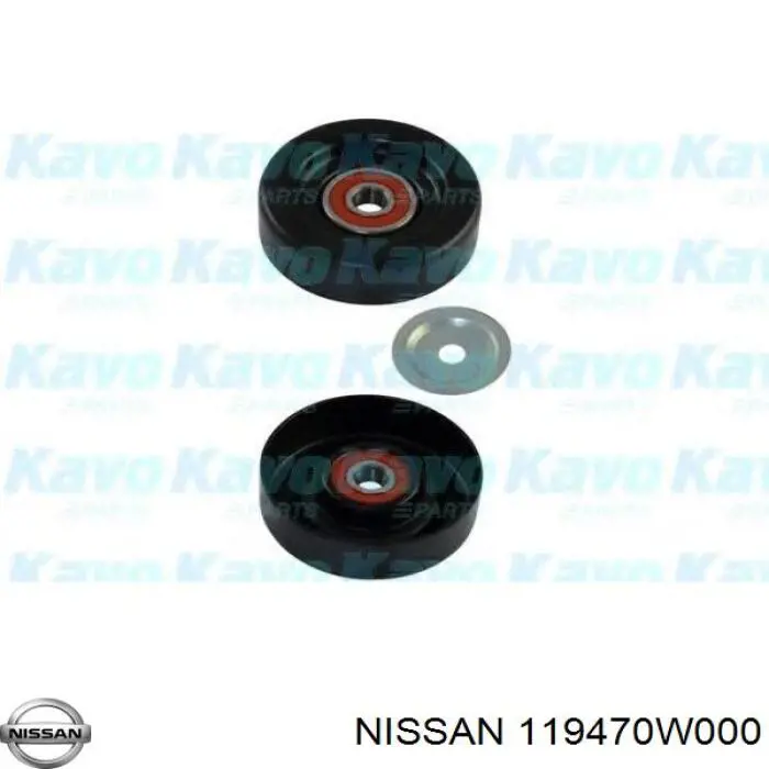 Rodillo tensor correa poli V Nissan/Infiniti 119470W000 precio, desde 21,66 EUR