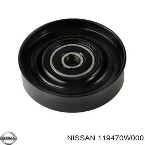 Comprar 119470W000 Nissan/Infiniti Polea tensora, correa poli V