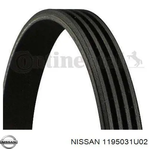 Correa de transmisión trapezoidal Nissan/Infiniti 1195031U02 precio, desde 6,30 EUR