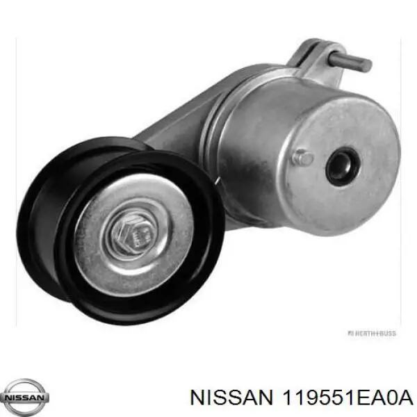 119551EA0A Nissan tensor de correa, correa poli v