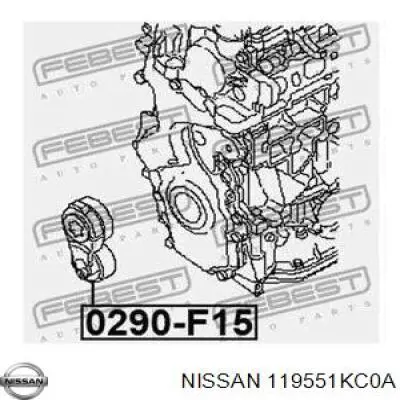 Tensor de correa poli V para Nissan JUKE (F15)