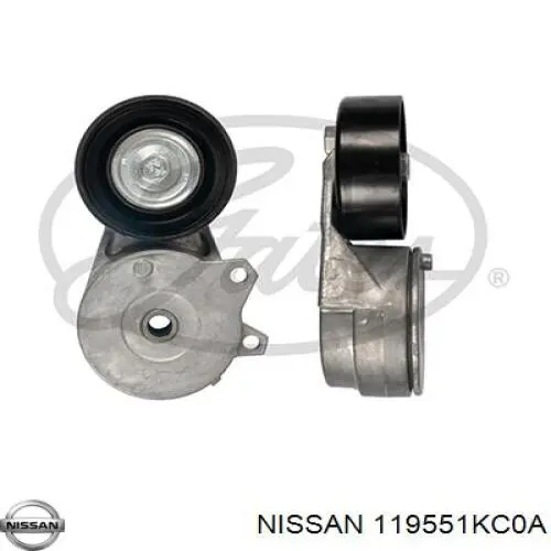 119551KC0A Nissan/Infiniti Tensor de correa de alternador