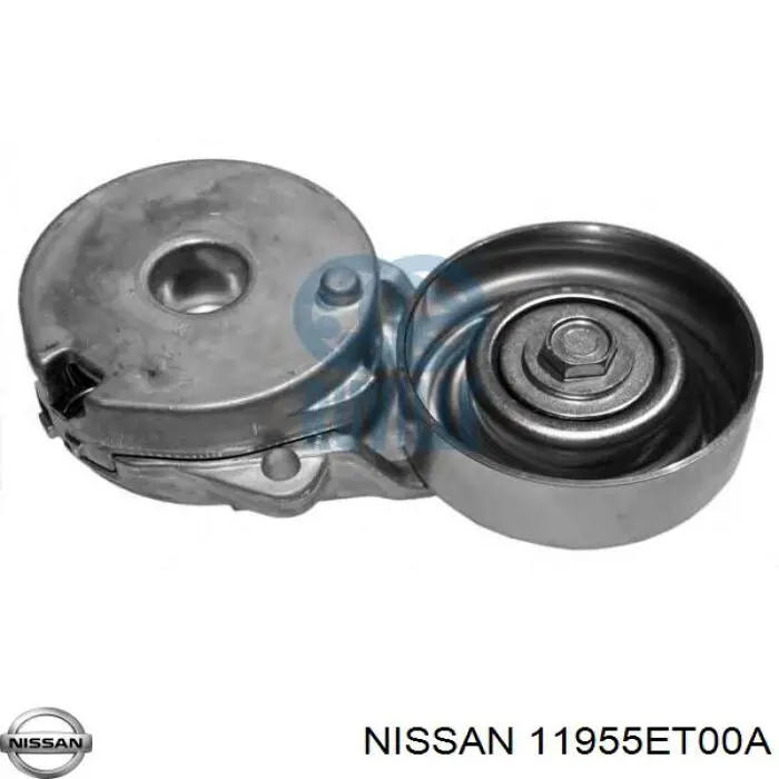 11955ET00A Nissan tensor de correa, correa poli v