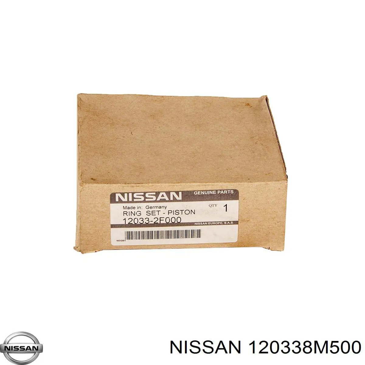 Comprar 1203395F0B Nissan/Infiniti Juego de anillos de pistón, motor, STD
