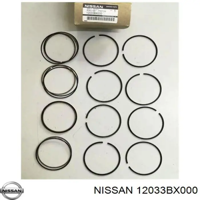 Juego de anillos de pistón, motor, STD Nissan/Infiniti 12033BX000 precio, desde 30,27 EUR