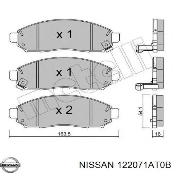 Juego de cojinetes de cigüeñal, estándar, STD Nissan/Infiniti 122071AT0B precio, desde 36,75 EUR