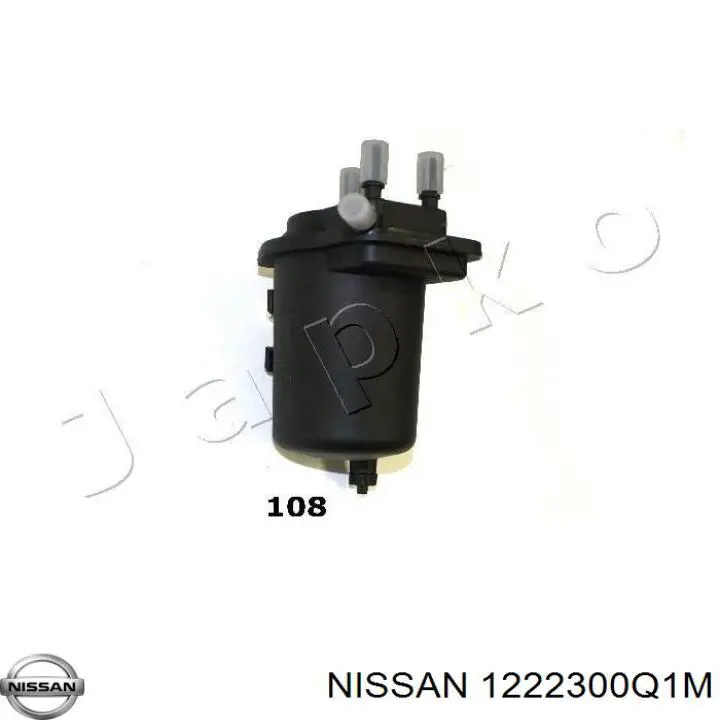 1222300Q1M Nissan juego de cojinetes de cigüeñal, estándar, (std)