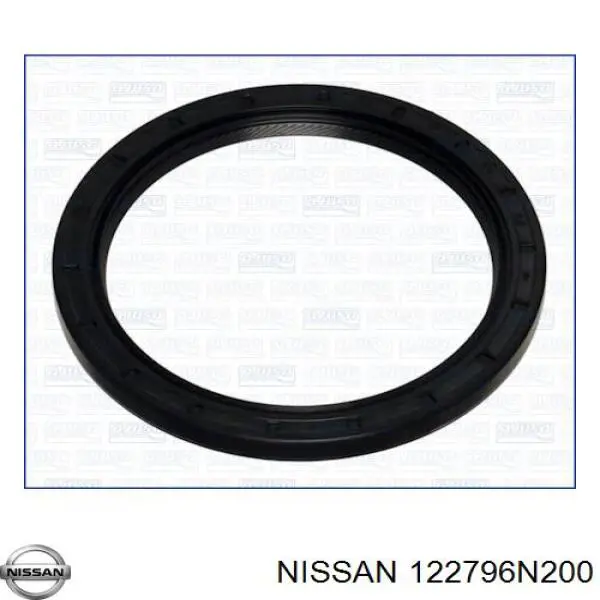 122796N200 Nissan anillo retén, cigüeñal