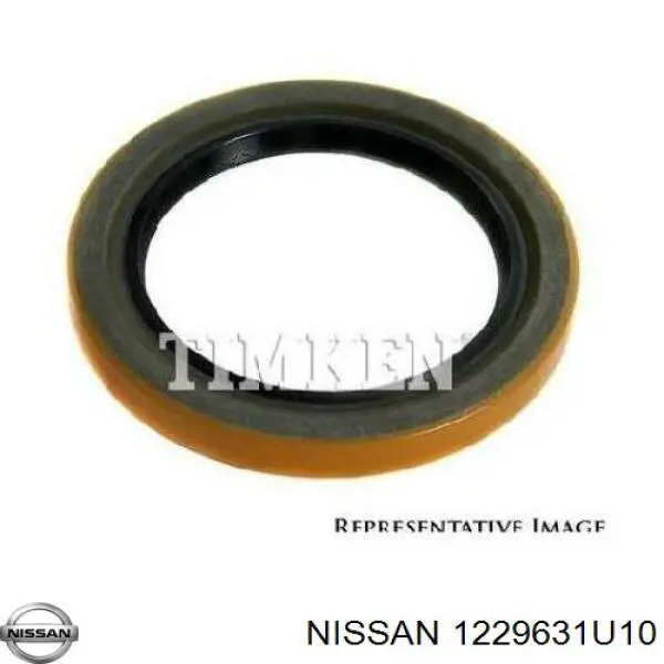1229631U10 Nissan anillo retén, cigüeñal