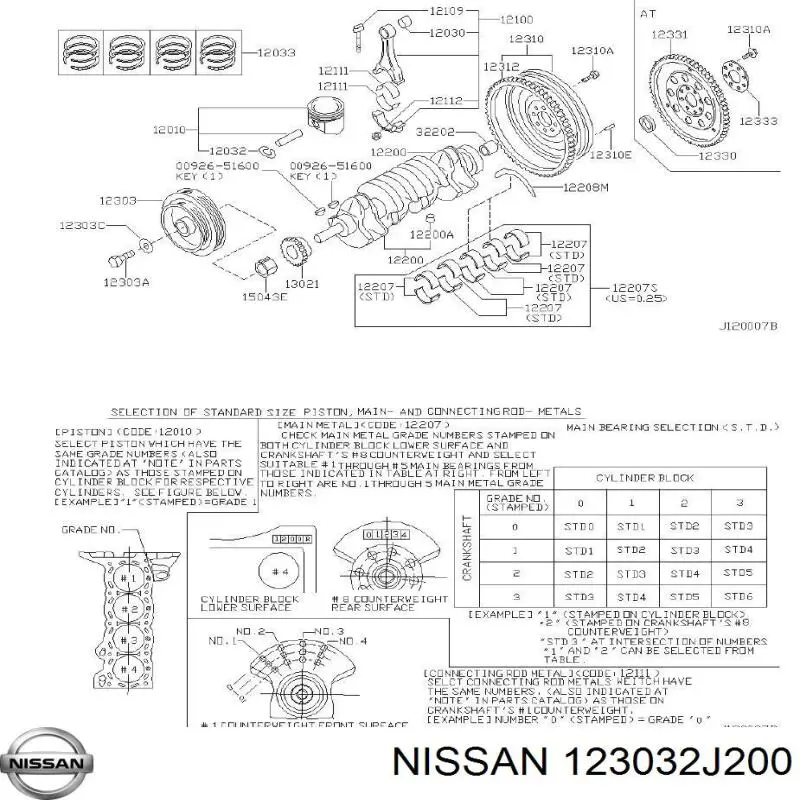 Polea del cigüeñal Nissan/Infiniti 123032J200 precio, desde 40,07 EUR