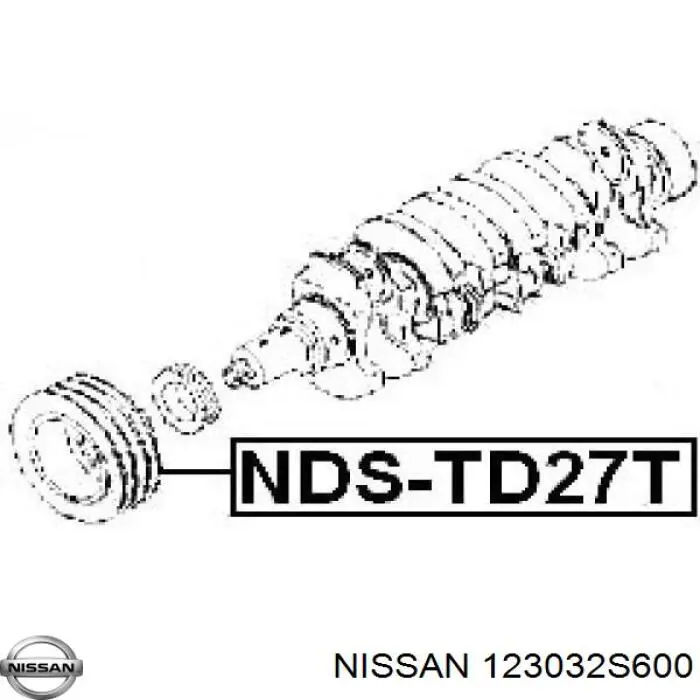 123032S600 Nissan/Infiniti Dámper