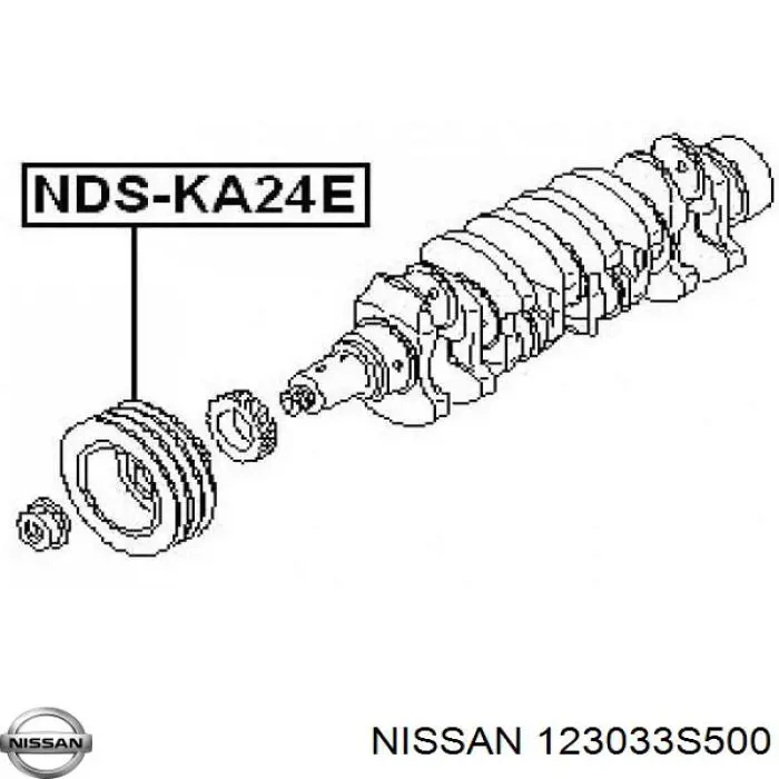 Polea del cigüeñal Nissan/Infiniti 123038B000 precio, desde 101,52 EUR