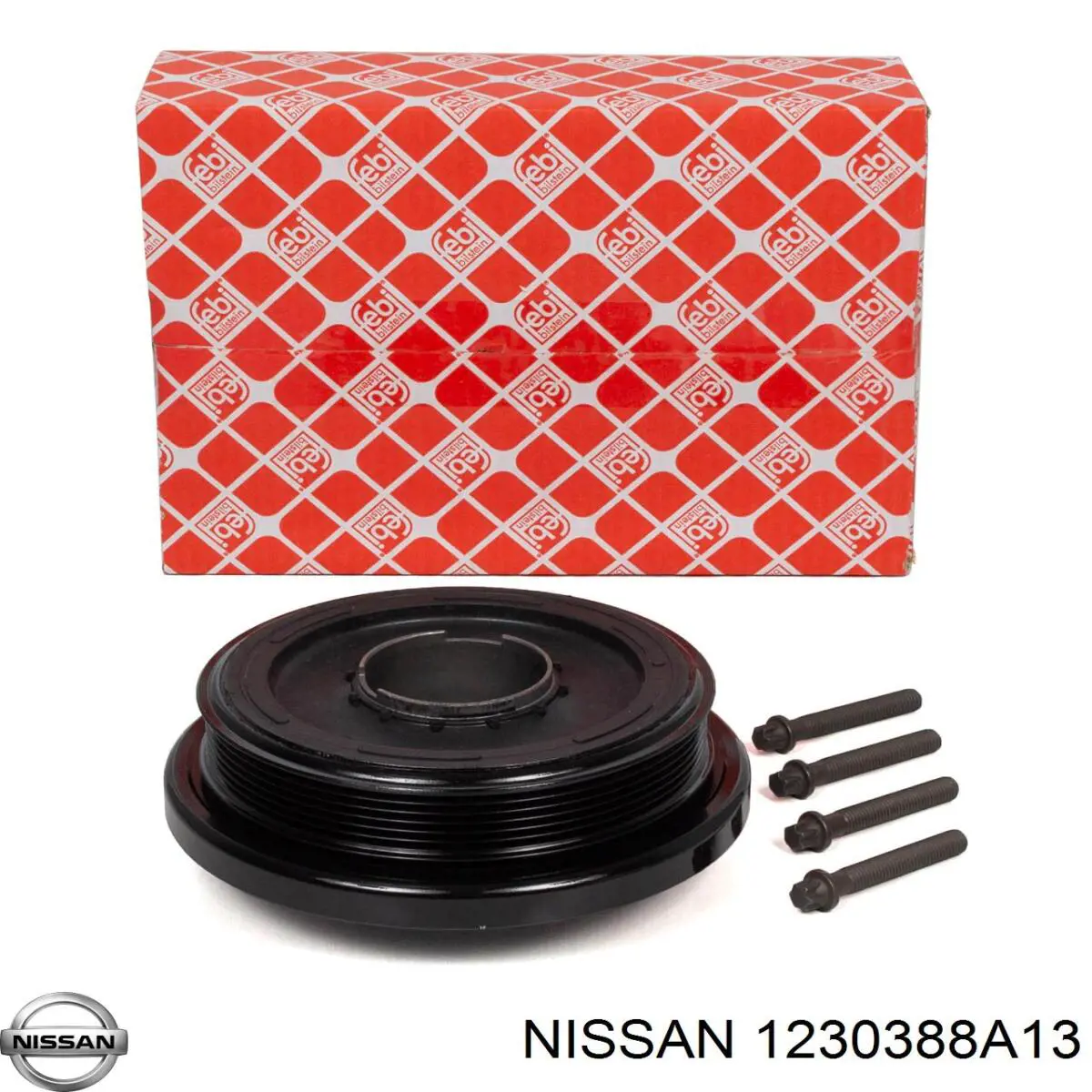 1230388A13 Nissan polea, cigüeñal