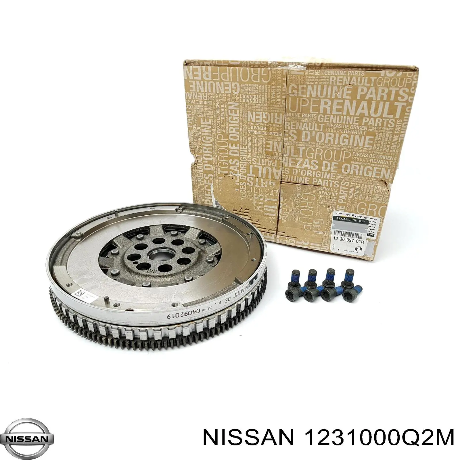 Comprar 1231000Q2M Nissan/Infiniti Volante de motor bimasa