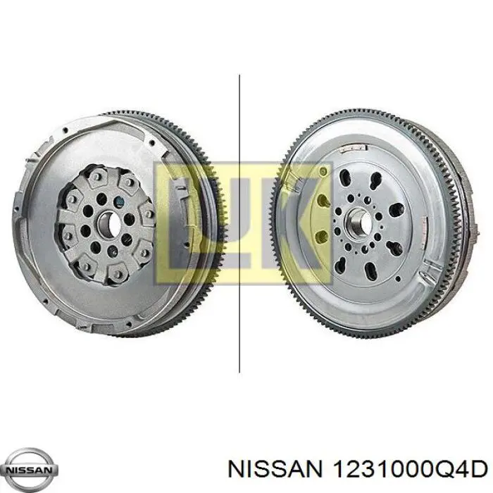 Comprar 1231000Q4D Renault (RVI) Volante de motor bimasa