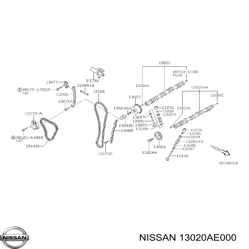 Árboles de levas Nissan Primera sedán (P12) (2002 - 2008) precio, desde 844,44 EUR