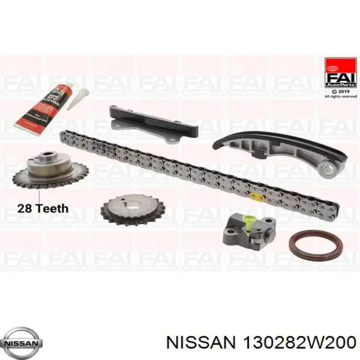 Cadena de distribución para Nissan Terrano (R20)