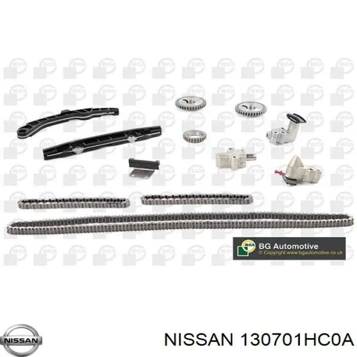 Tensor, cadena de distribución para Nissan Tiida (C11X)