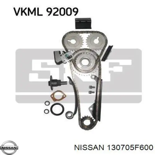 130705F600 Nissan tensor de cadena de distribución, árbol de levas