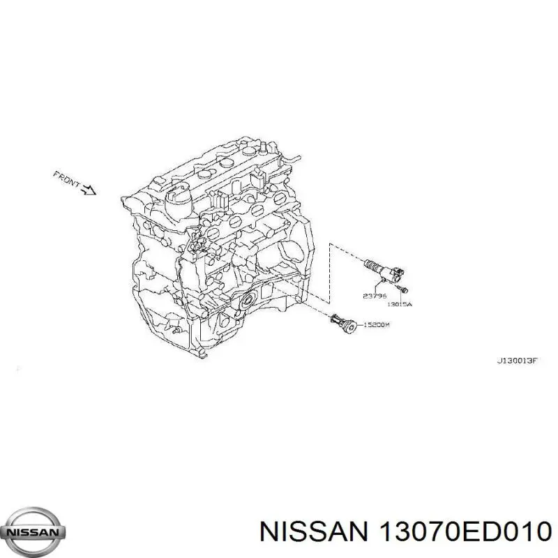 Tensor de cadena de distribución izquierdo para Nissan Tiida (C11Z)