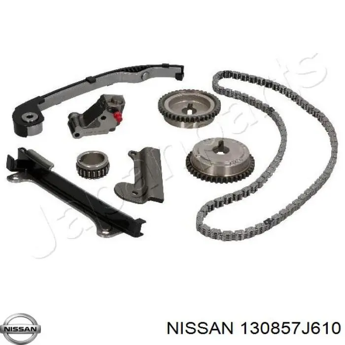 130857J610 Nissan carril de deslizamiento, cadena de distribución, culata superior