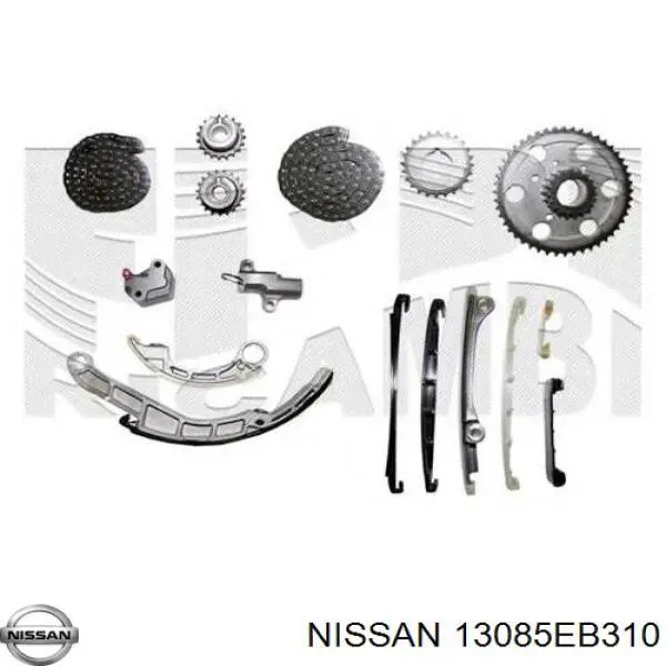13085EB310 Nissan carril de deslizamiento, cadena de distribución izquierdo