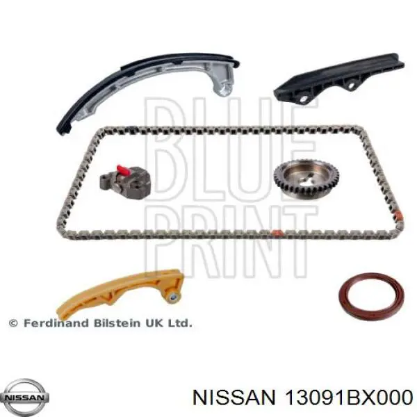 Carril de deslizamiento, cadena de distribución izquierdo para Nissan Micra (K12)